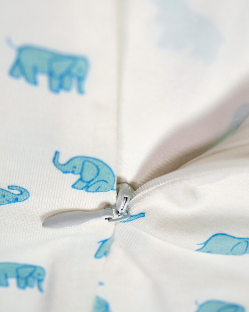 Organic Cotton Zipper Sleepsuit
