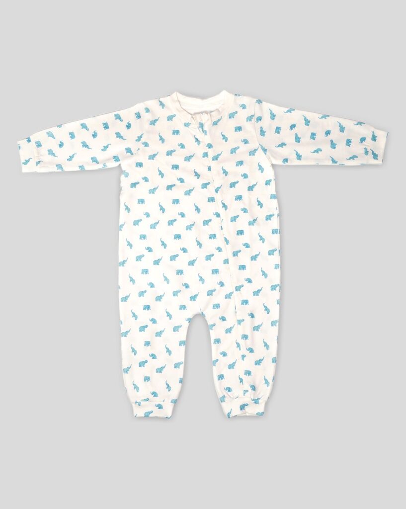 Organic Cotton Zipper Sleepsuit