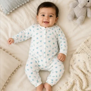 Organic Cotton Zipper Sleepsuit